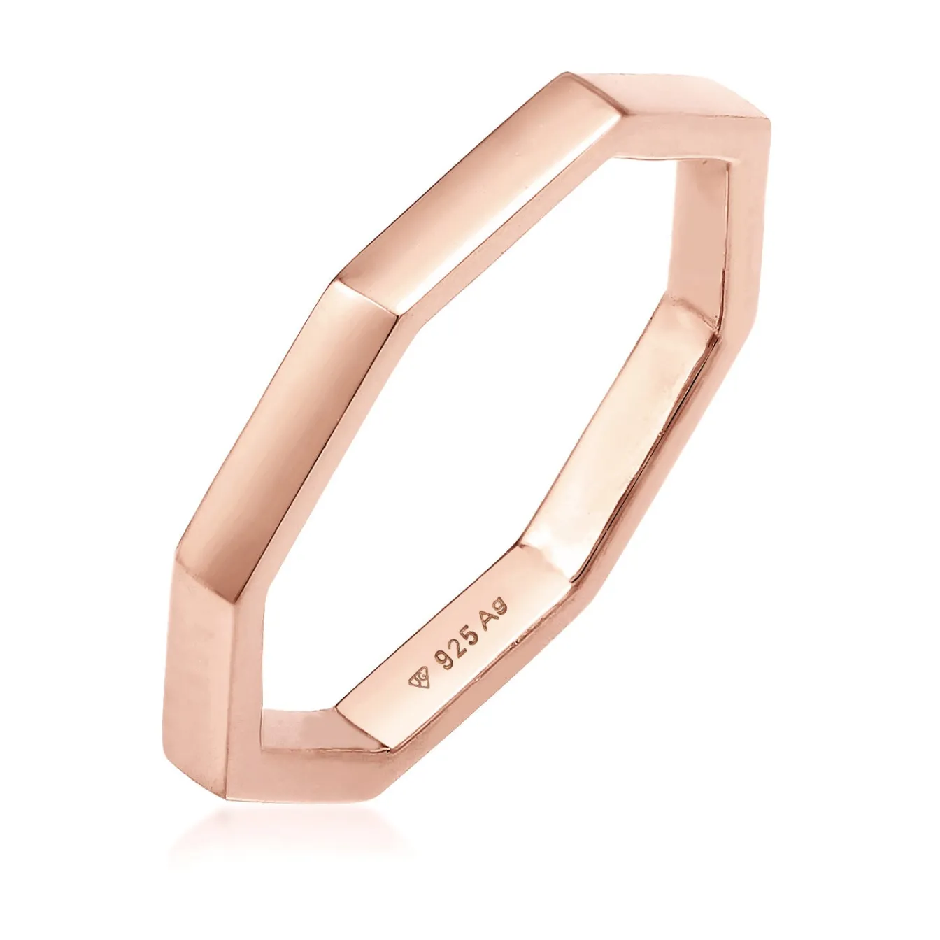 Elli "Ring Geo< Roségold|Ringe