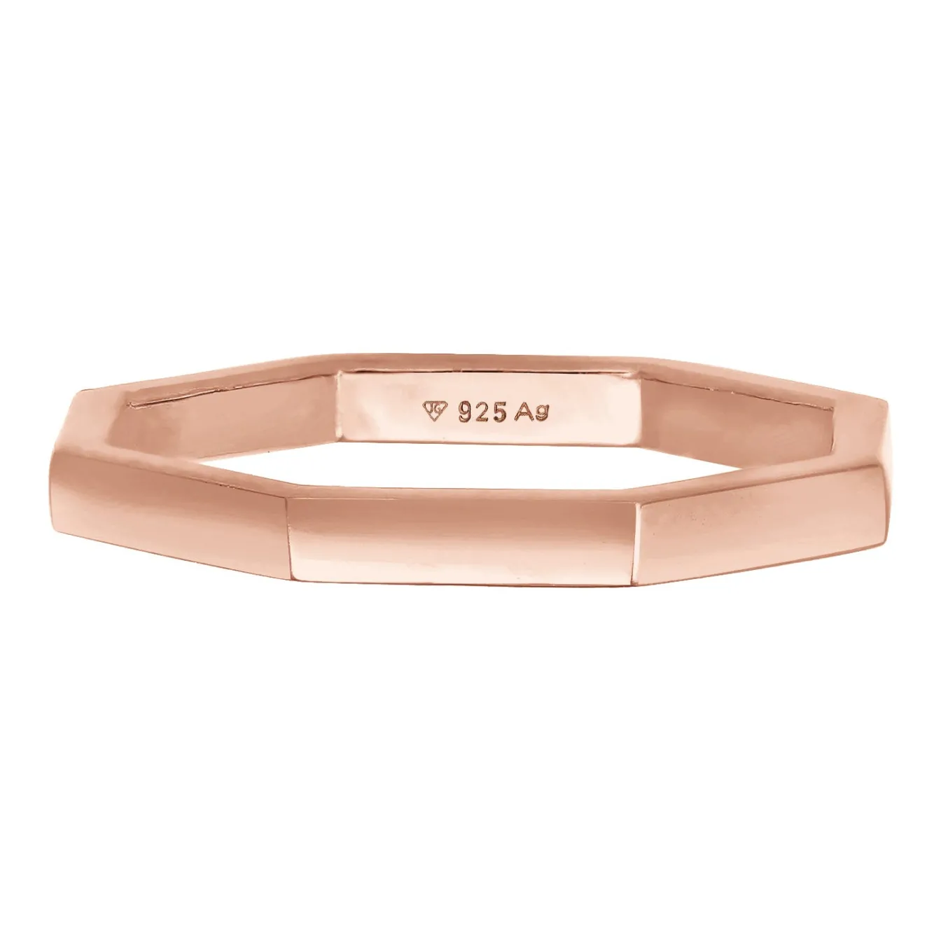 Elli "Ring Geo< Roségold|Ringe
