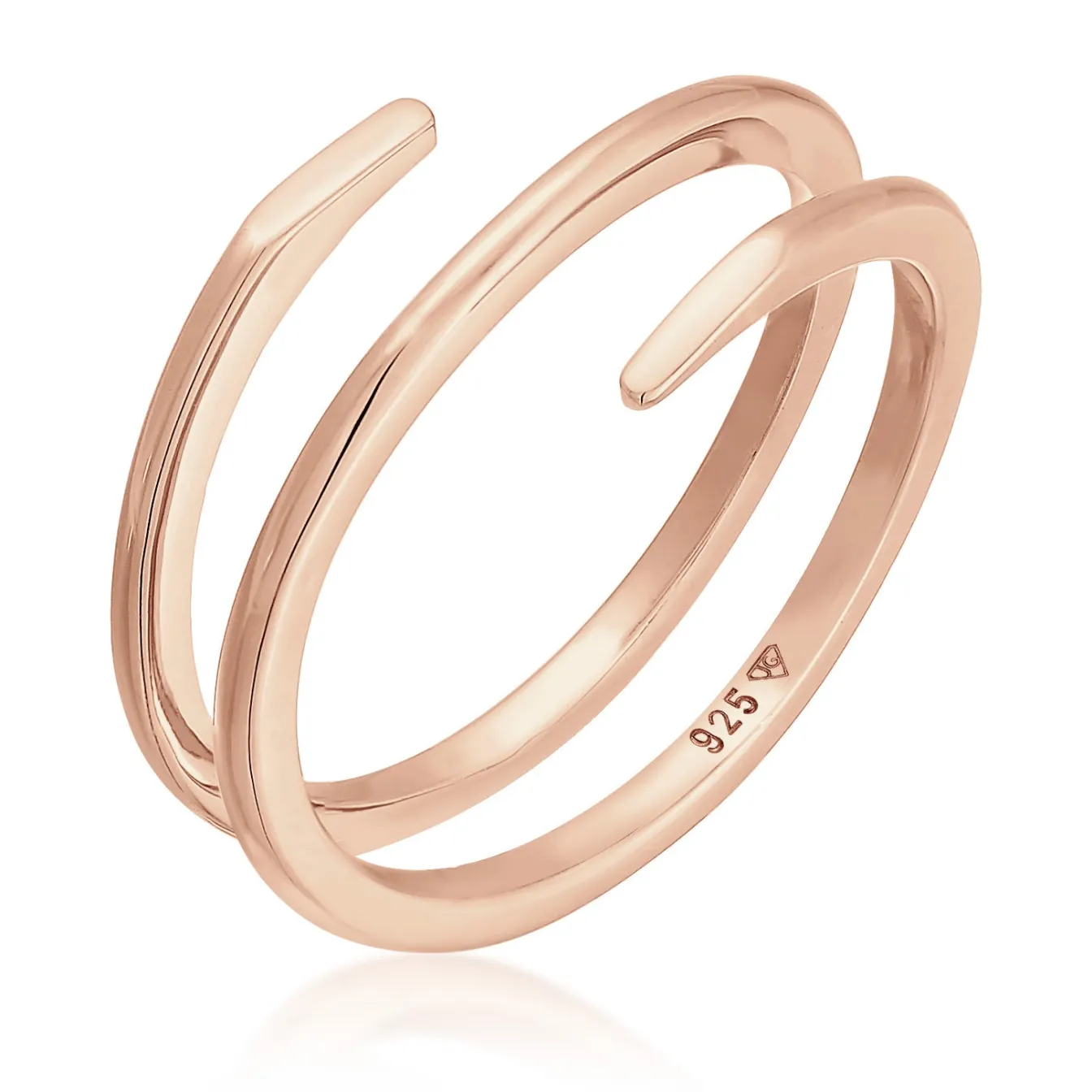 Elli "Ring Geo< Roségold|Ringe