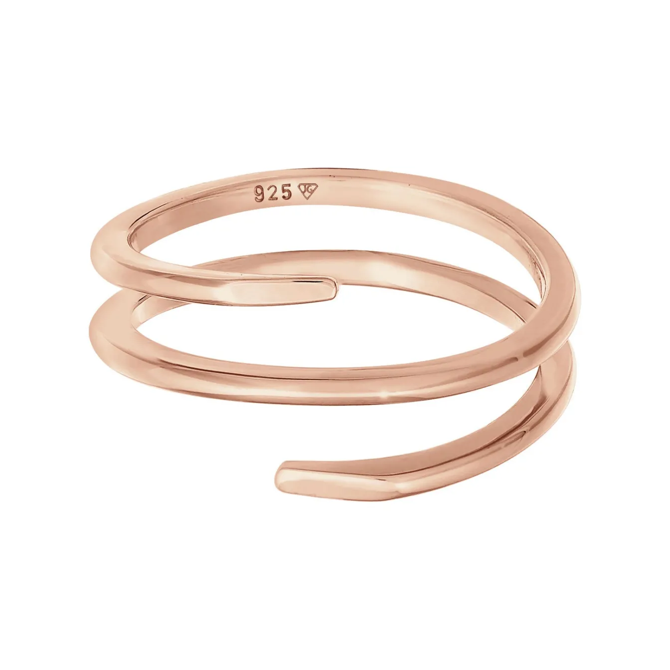 Elli "Ring Geo< Roségold|Ringe