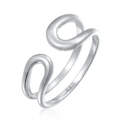 Elli "Ring Geo Offen< Ringe|Silber