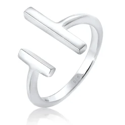 Elli "Ring Geo offen< Roségold|Ringe