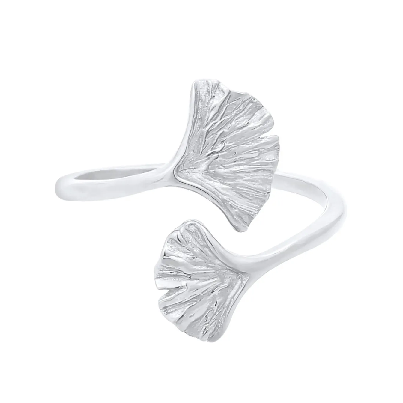 Elli "Ring Ginkgo< Roségold|Symbol-schmuck