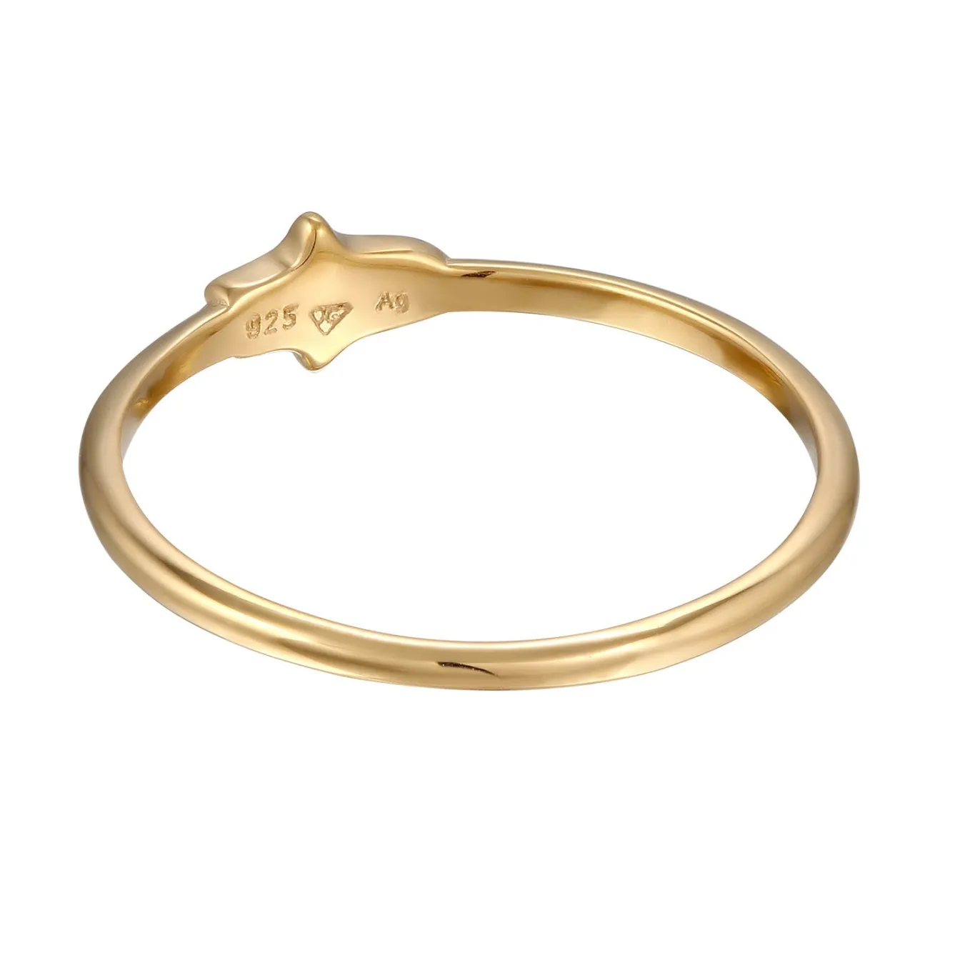 Elli "Ring Hamsa Hand< Vergoldet|Symbol-schmuck