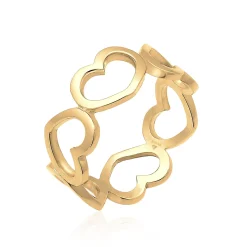 Elli "Ring Herz< Symbol-schmuck|Herz-schmuck