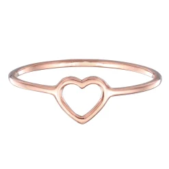 Elli "Ring Herz< Roségold|Symbol-schmuck