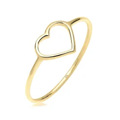 Elli "Ring Herz< Symbol-schmuck|Herz-schmuck