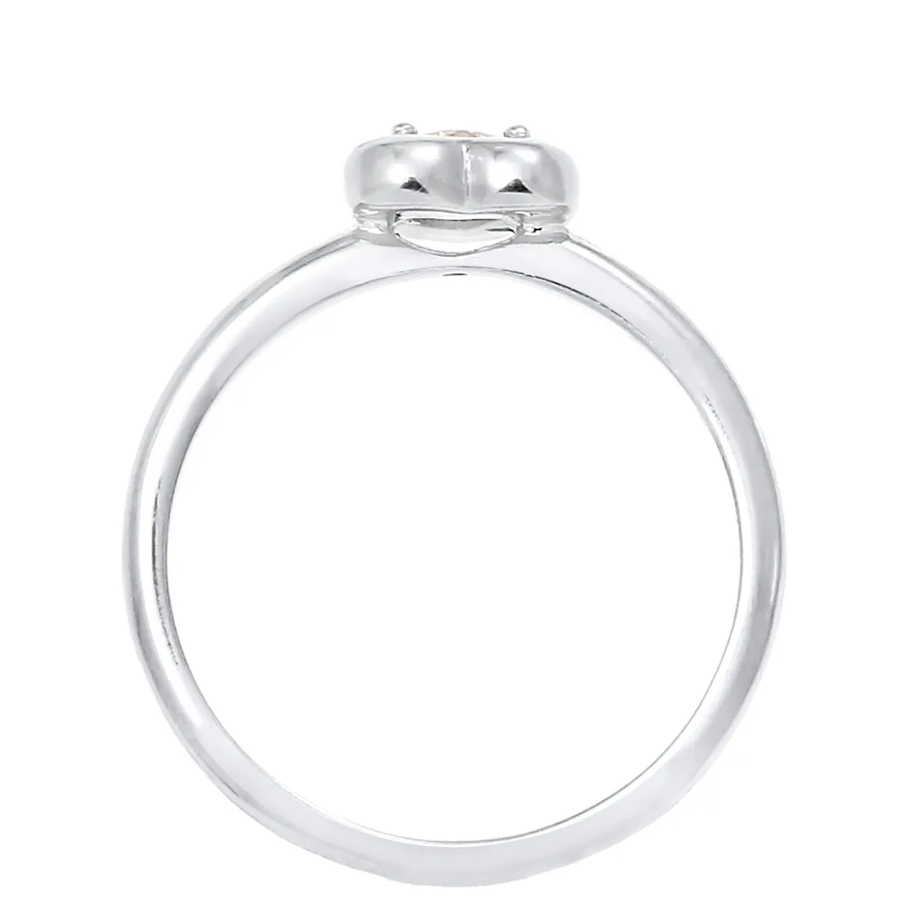 Elli "Ring Herz | Zirkonia ( Weiß )< Symbol-schmuck|Herz-schmuck