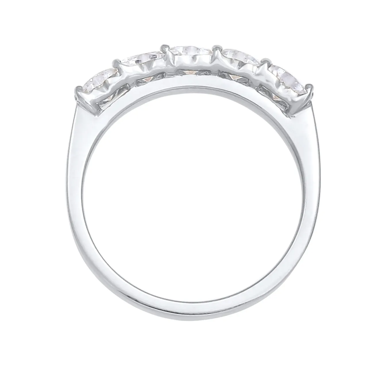 Elli "Ring Herz | Zirkonia ( Weiß )< Symbol-schmuck|Herz-schmuck