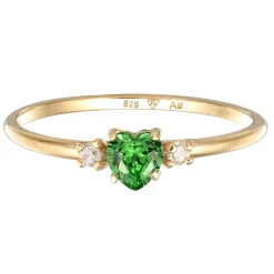 Elli "Ring Herz | Zirkonia< Symbol-schmuck|Herz-schmuck