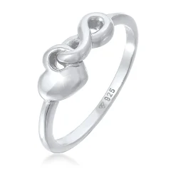 Elli "Ring Herz Infinity< Symbol-schmuck|Herz-schmuck