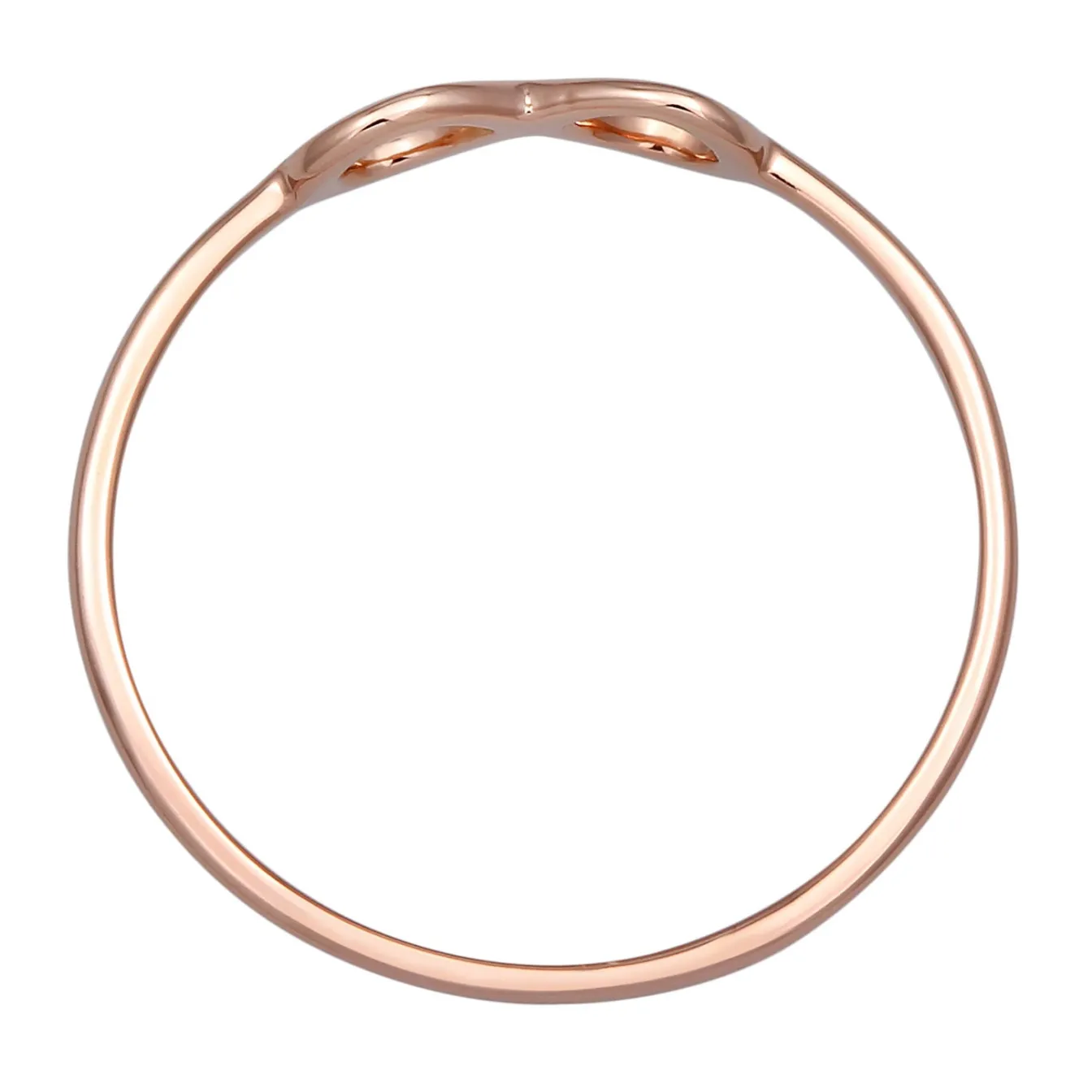 Elli "Ring Infinity< Roségold|Symbol-schmuck