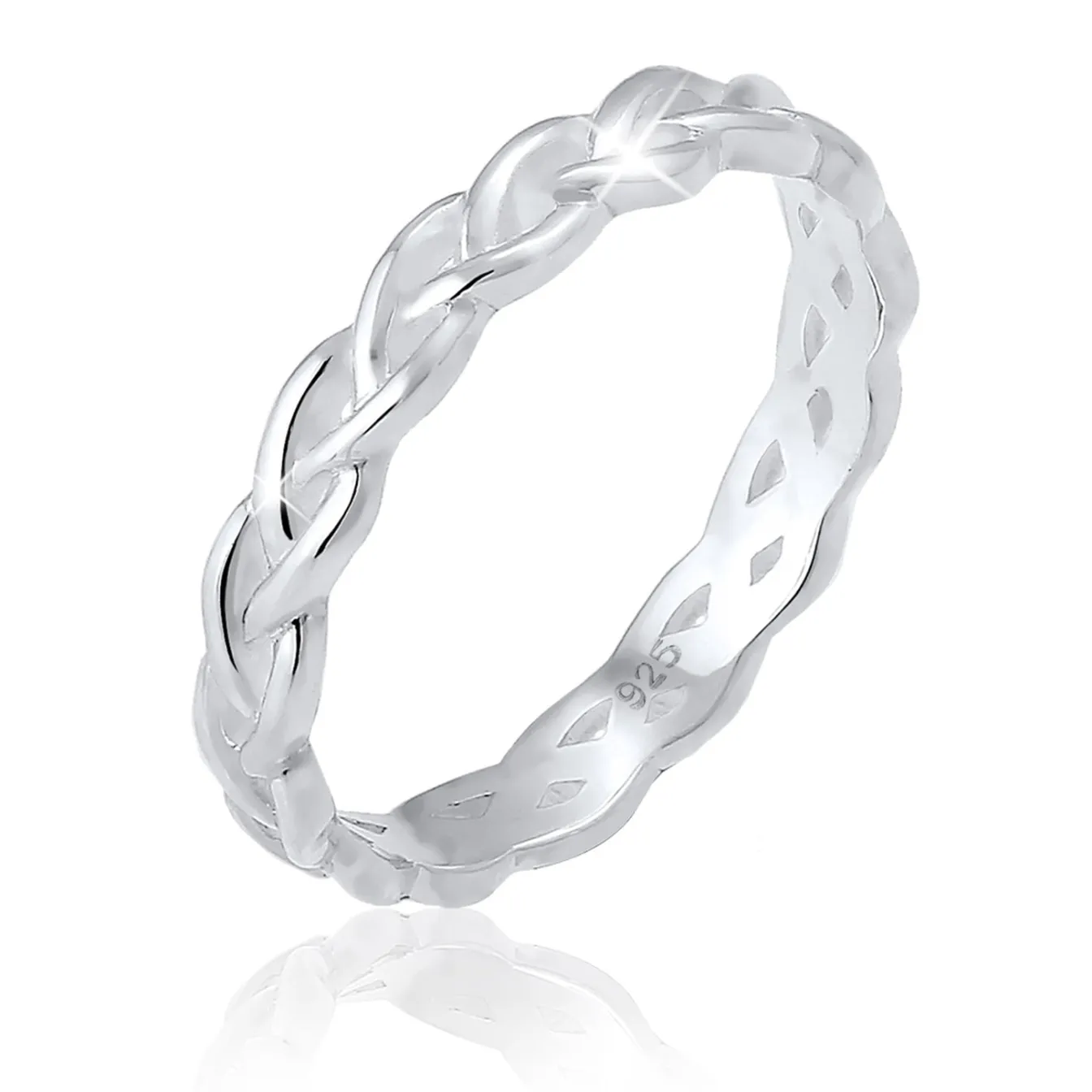 Elli "Ring Knoten< Roségold|Vergoldet