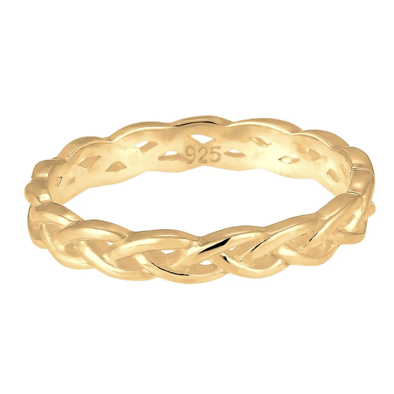 Elli "Ring Knoten< Roségold|Vergoldet