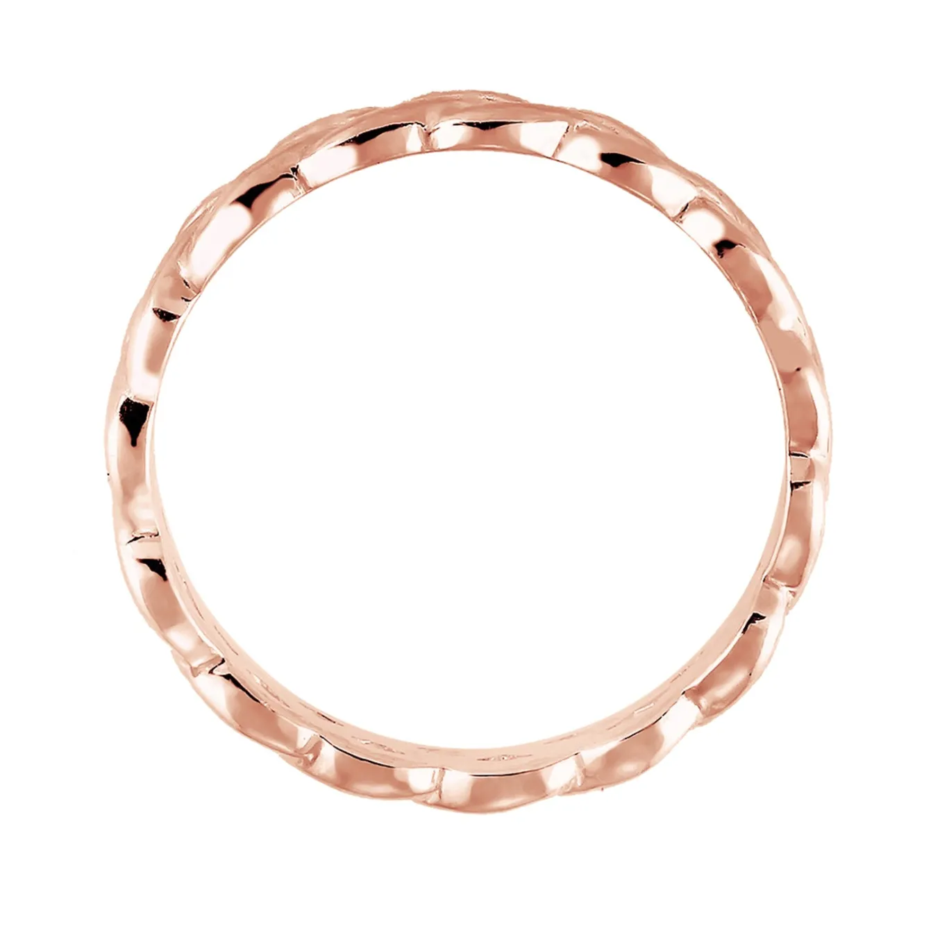 Elli "Ring Knoten< Roségold|Vergoldet