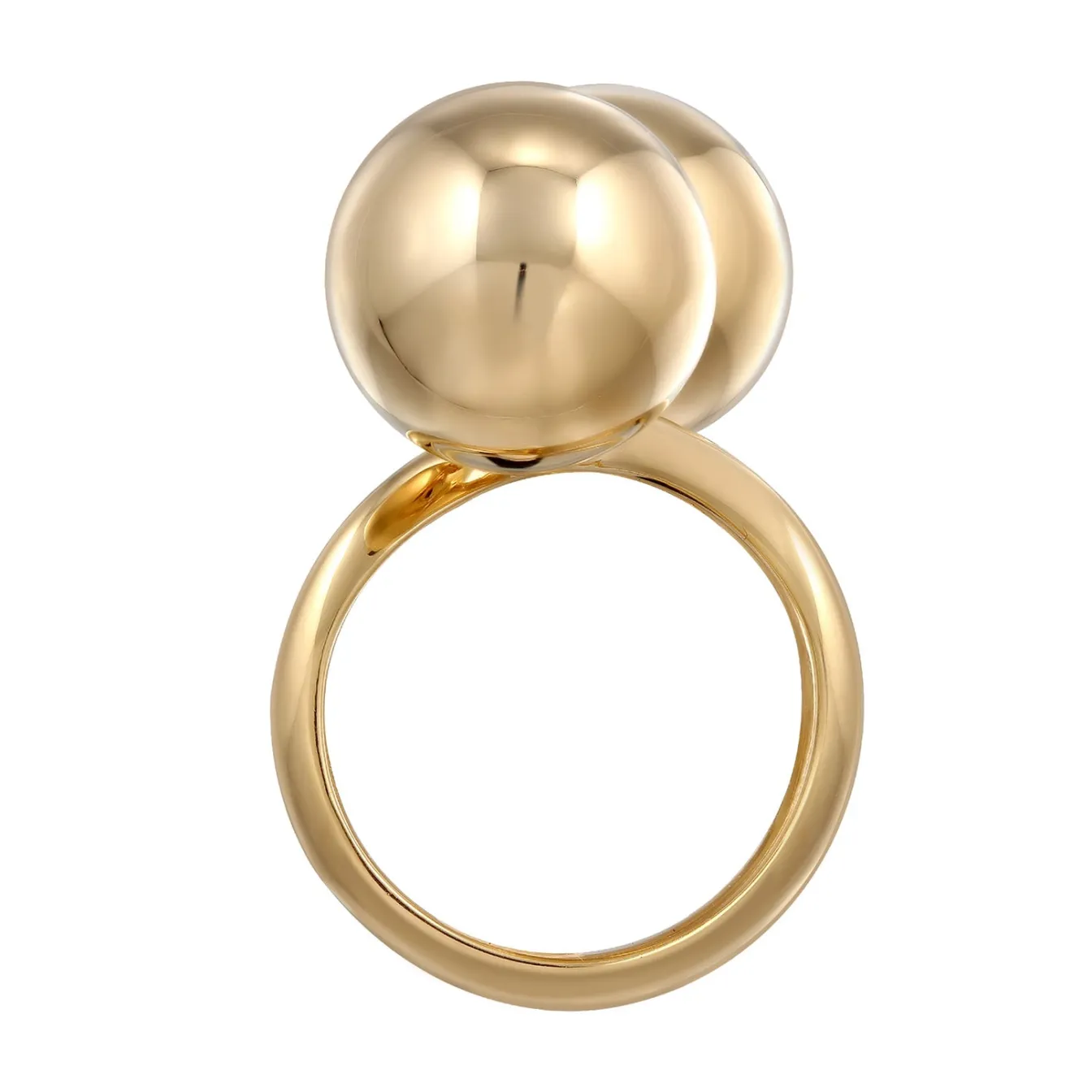 Elli "Ring Kugeln Chunky< Vergoldet|Ringe