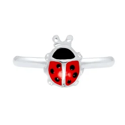 Elli "Ring Marienkäfer<Kinder Kinderschmuck