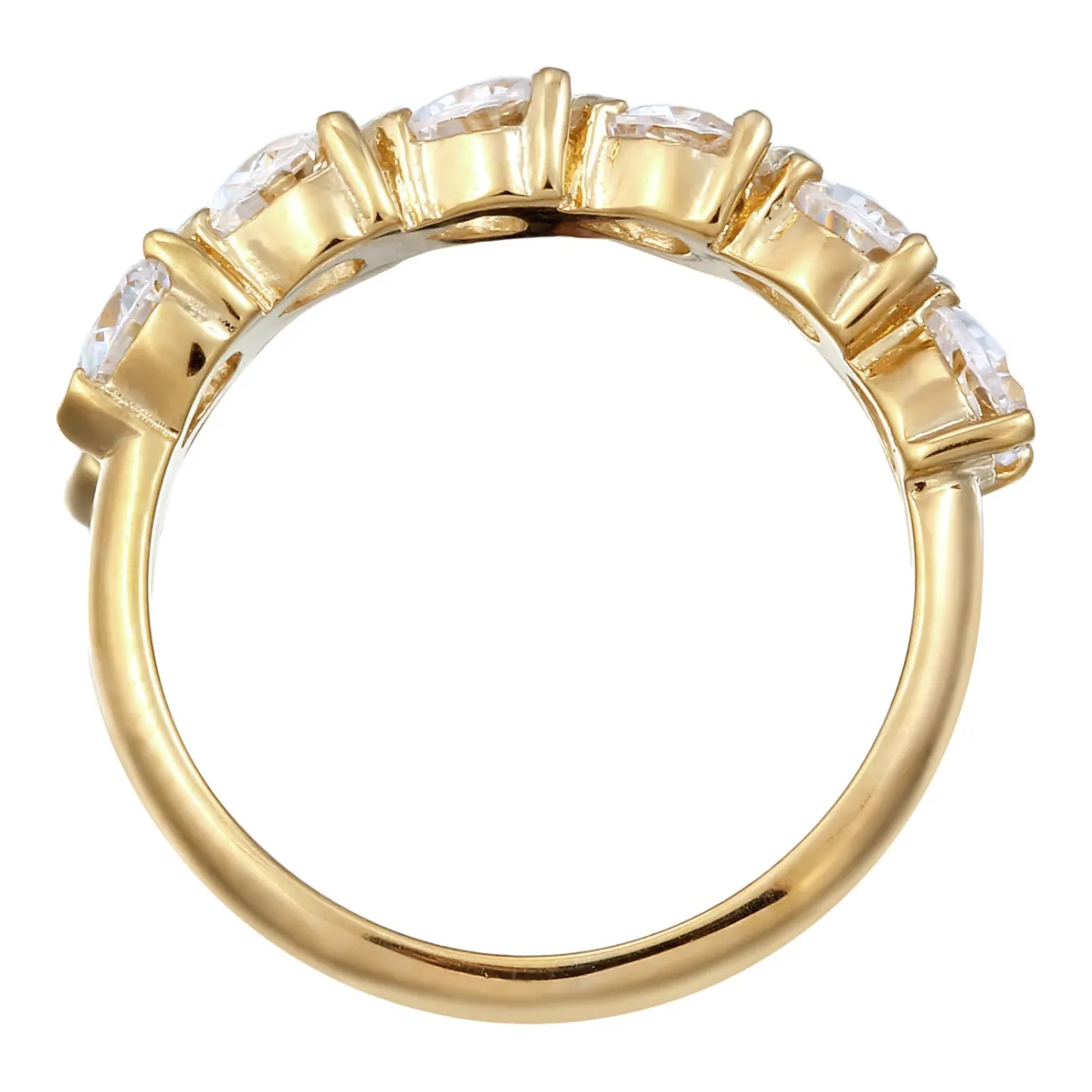 Elli "Ring mit Herzen | Zirkonia (Weiß)< Symbol-schmuck|Herz-schmuck