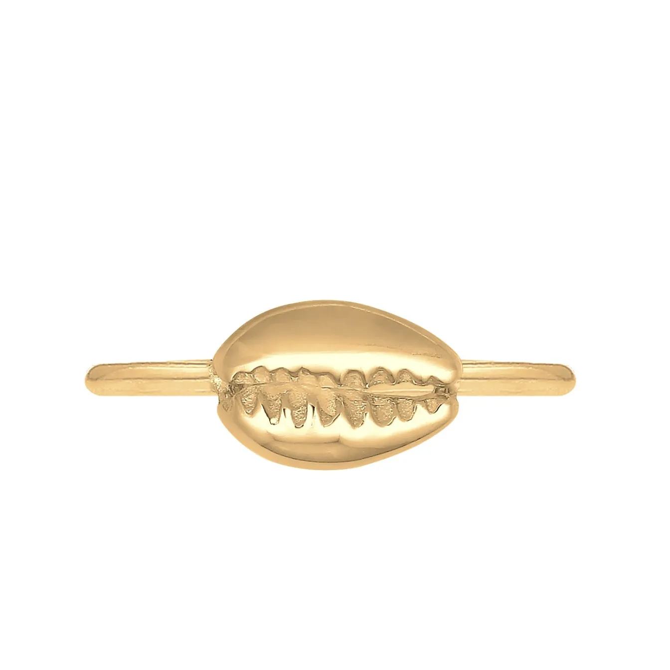 Elli "Ring Muschel< Ringe|Vergoldet