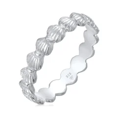 Elli "Ring Muschel< Silber|Roségold