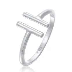 Elli "Ring Offen Geo< Roségold|Ringe