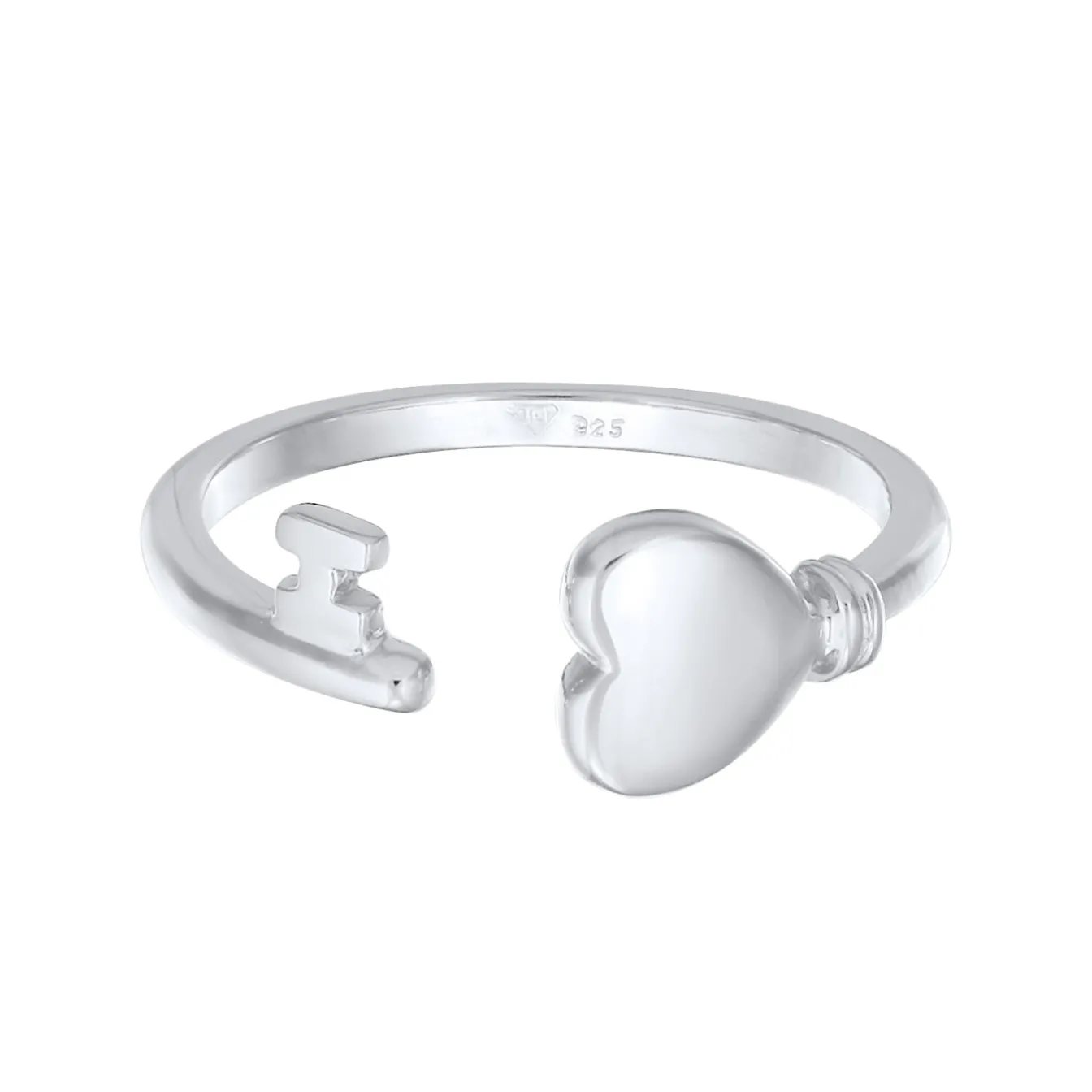 Elli "Ring Offen Herz< Symbol-schmuck|Herz-schmuck