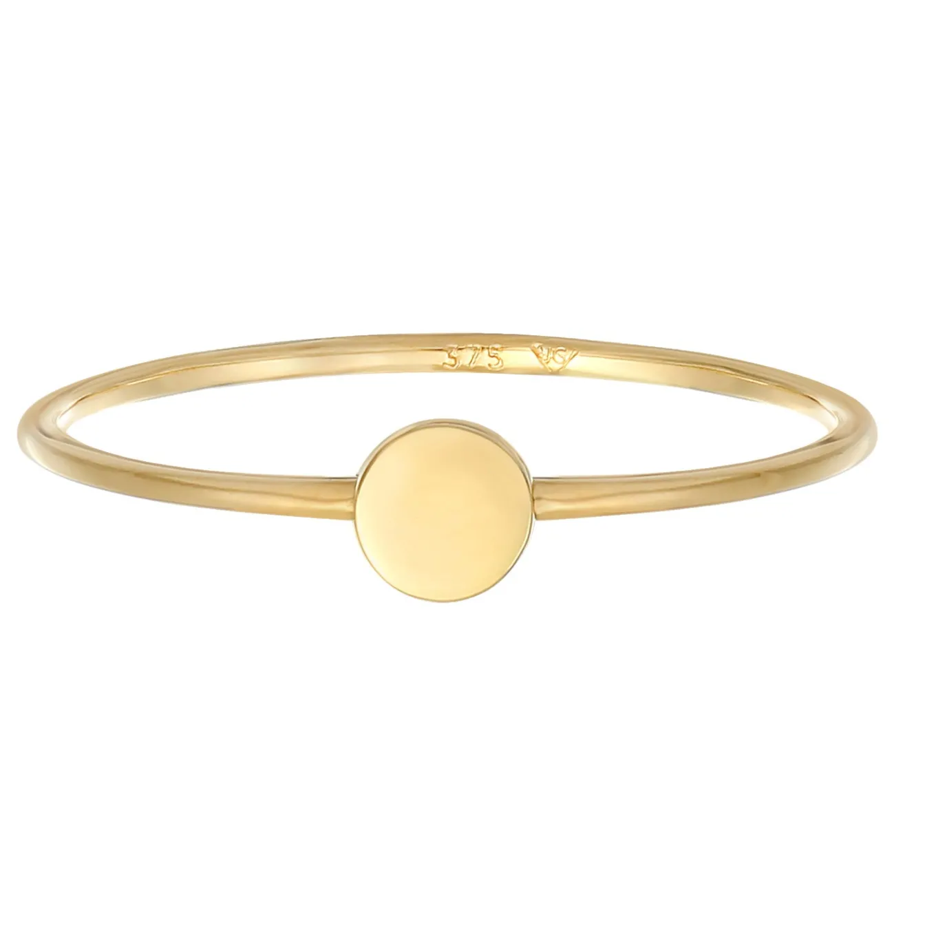 Elli "Ring Plättchen< Ringe|Echtgold