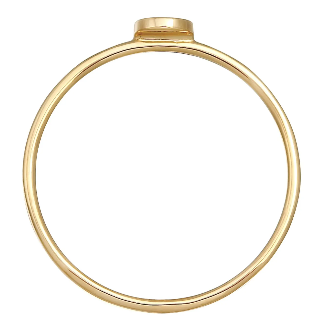 Elli "Ring Plättchen< Ringe|Echtgold