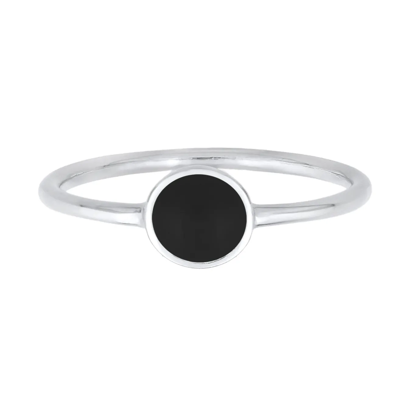 Elli "Ring Plättchen | Emaille< Ringe|Vergoldet