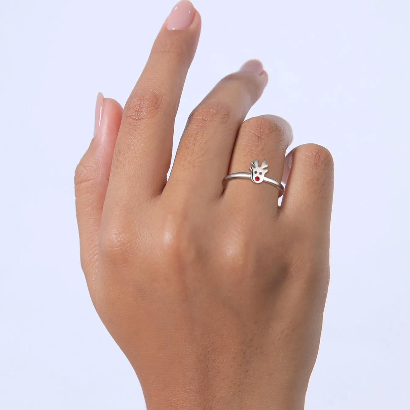 Elli "Ring Rentier | Kristall (Rot)< Vergoldet|Ringe