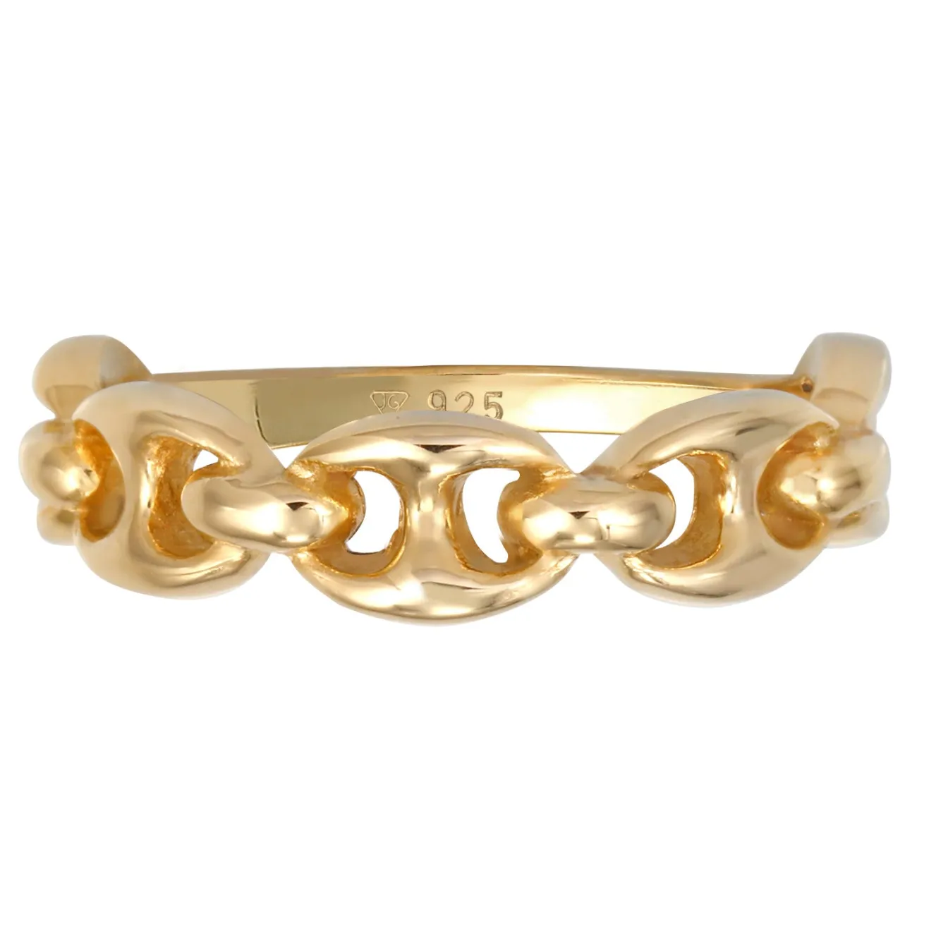 Elli "Ring Schiffsankerglieder< Ringe|Vergoldet