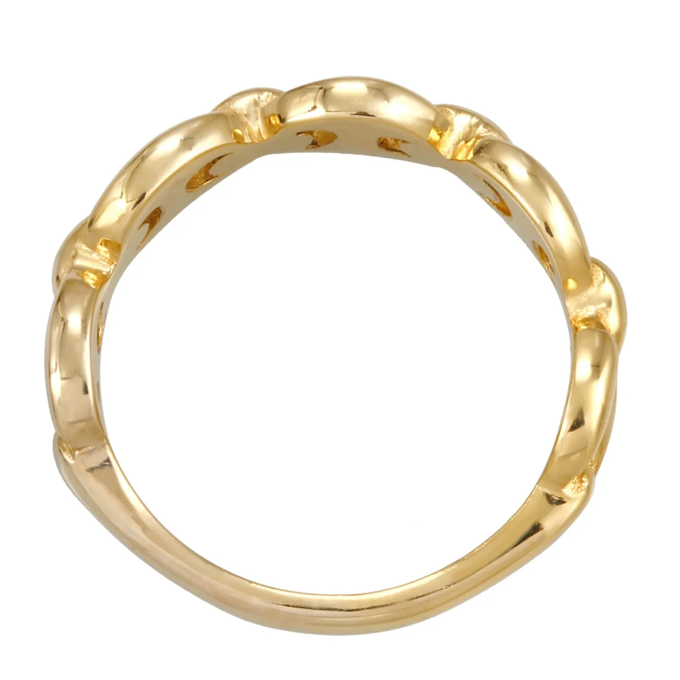 Elli "Ring Schiffsankerglieder< Ringe|Vergoldet
