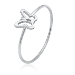 Elli "Ring Schmetterling< Ringe|Vergoldet