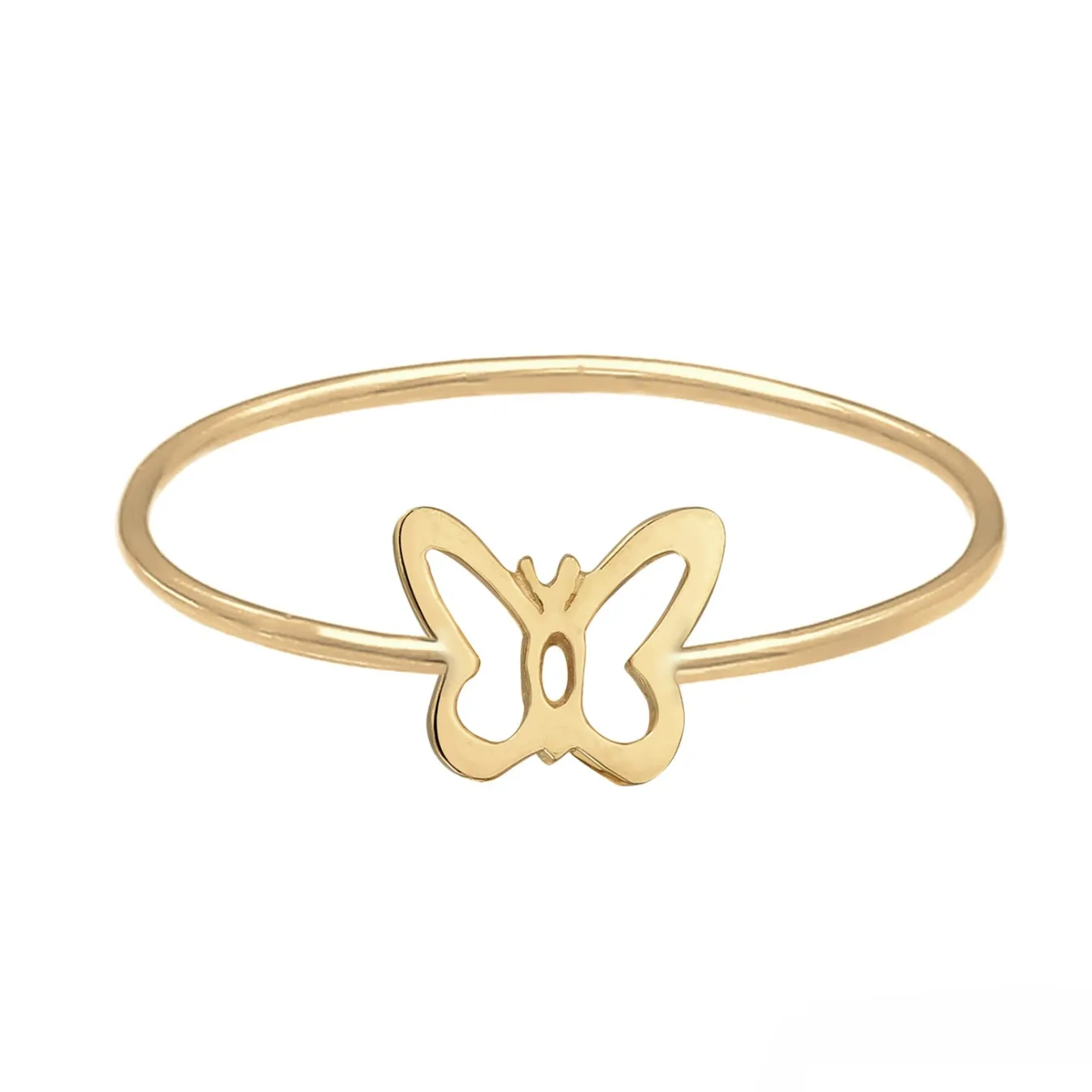 Elli "Ring Schmetterling< Ringe|Vergoldet