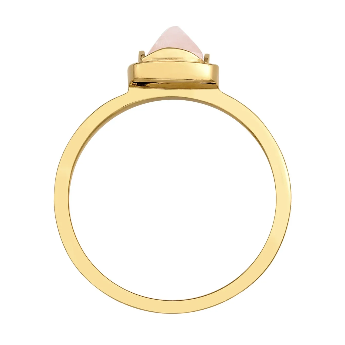 Elli "Ring Solitär | Quarz (Rosa)< Edelsteine|Ringe
