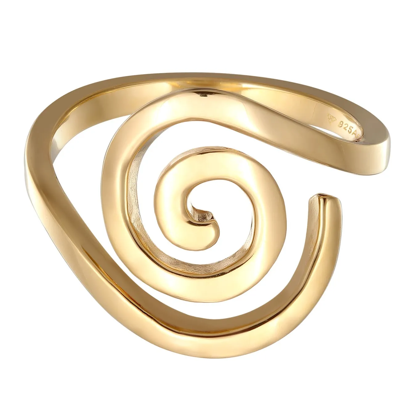 Elli "Ring Spirale< Vergoldet|Ringe