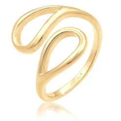 Elli "Ring Tropfen< Vergoldet|Ringe