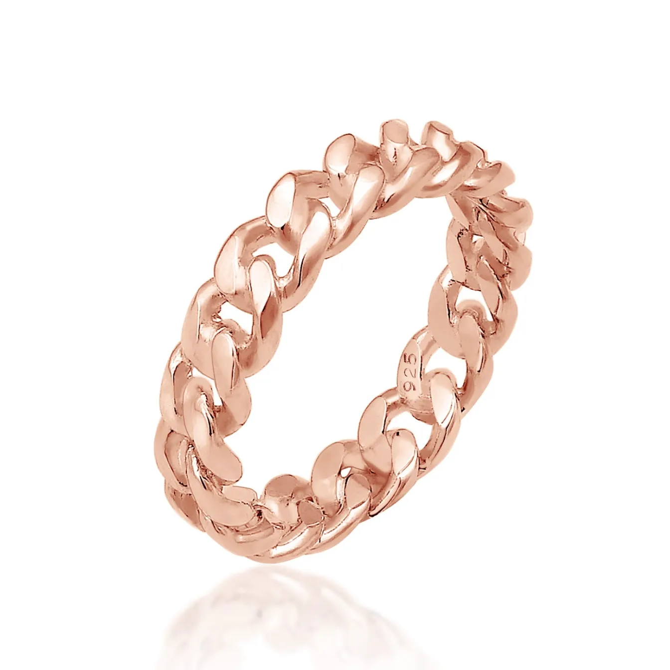 Elli "Ring Twisted< Roségold|Ringe