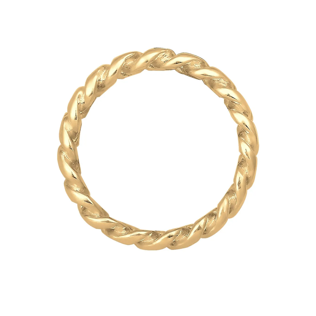 Elli "Ring Twisted< Roségold|Ringe