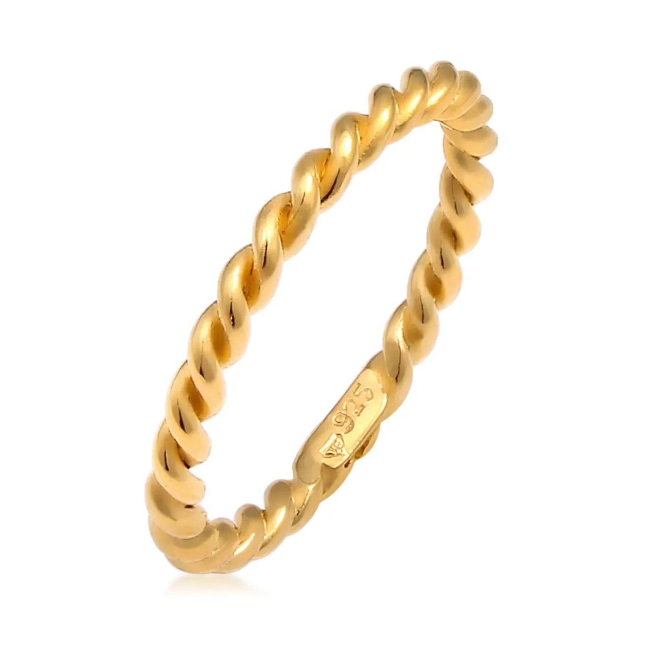 Elli "Ring Twisted< Roségold|Ringe