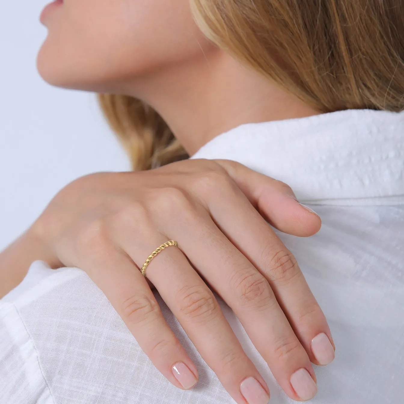 Elli "Ring Twisted< Roségold|Ringe