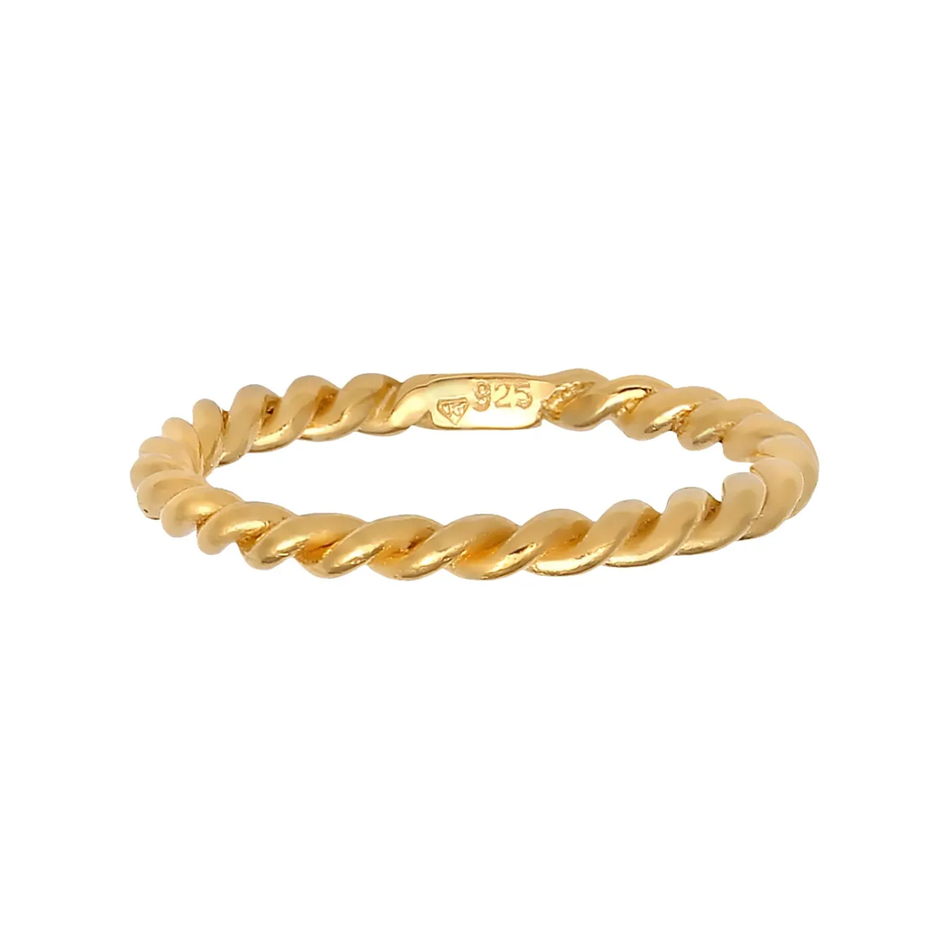 Elli "Ring Twisted< Roségold|Ringe