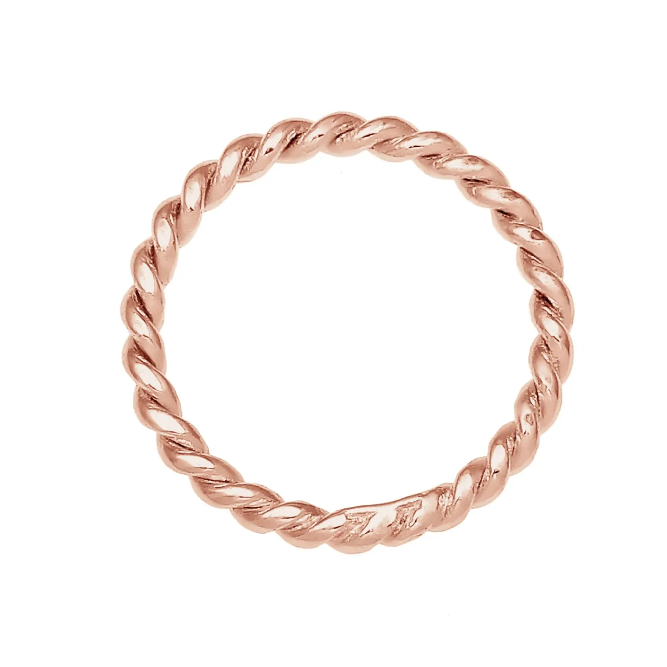 Elli "Ring Twisted< Roségold|Ringe