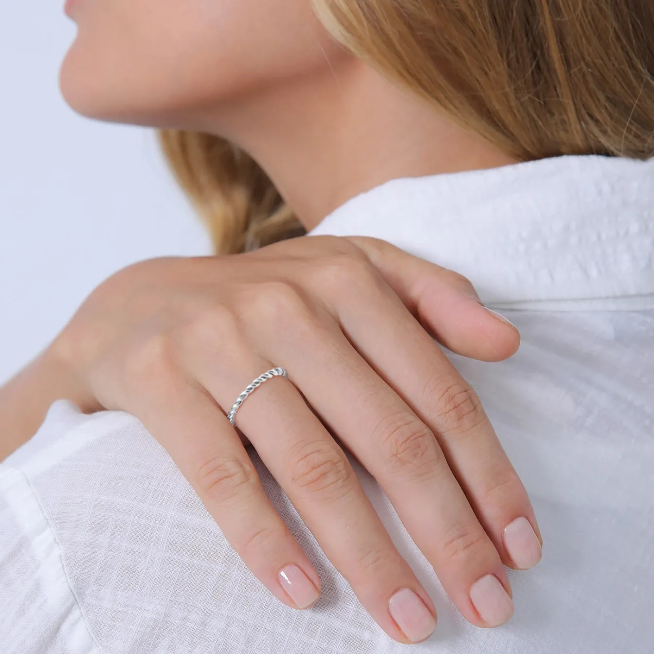 Elli "Ring Twisted< Roségold|Ringe