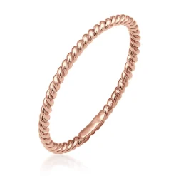Elli "Ring Twisted< Roségold|Ringe