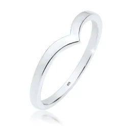 Elli "Ring V-Stacking< Silber|Roségold
