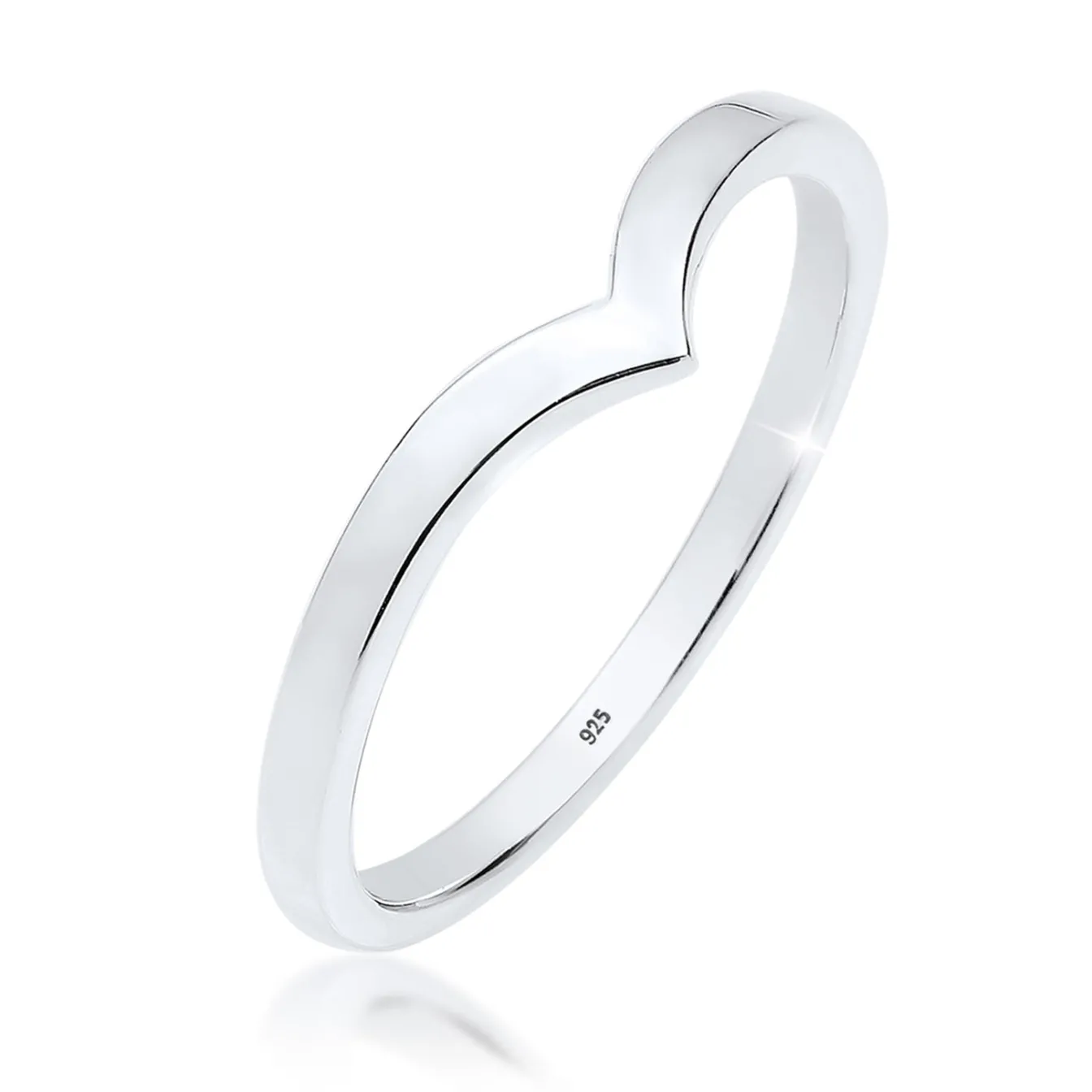 Elli "Ring V-Stacking< Silber|Roségold