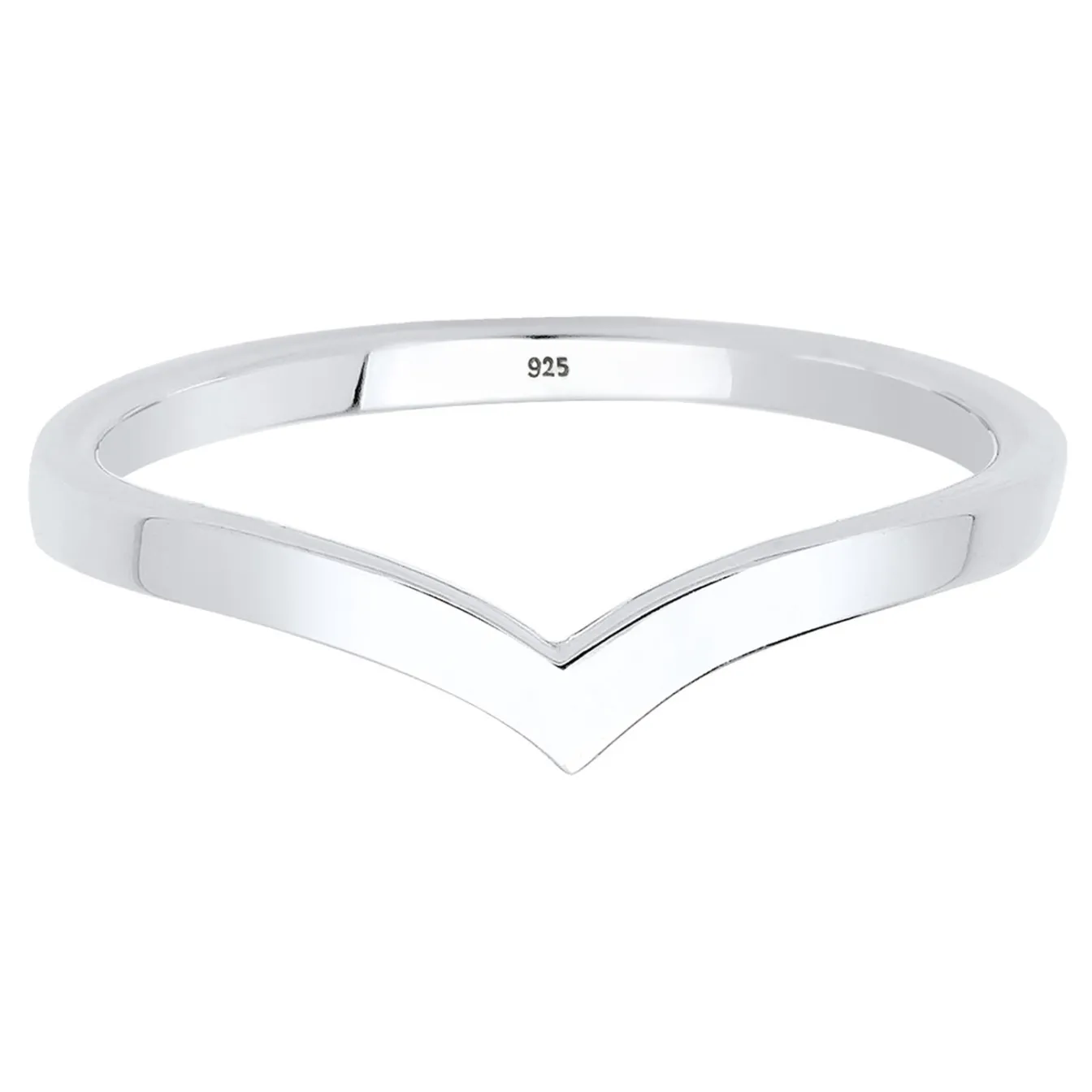 Elli "Ring V-Stacking< Silber|Roségold