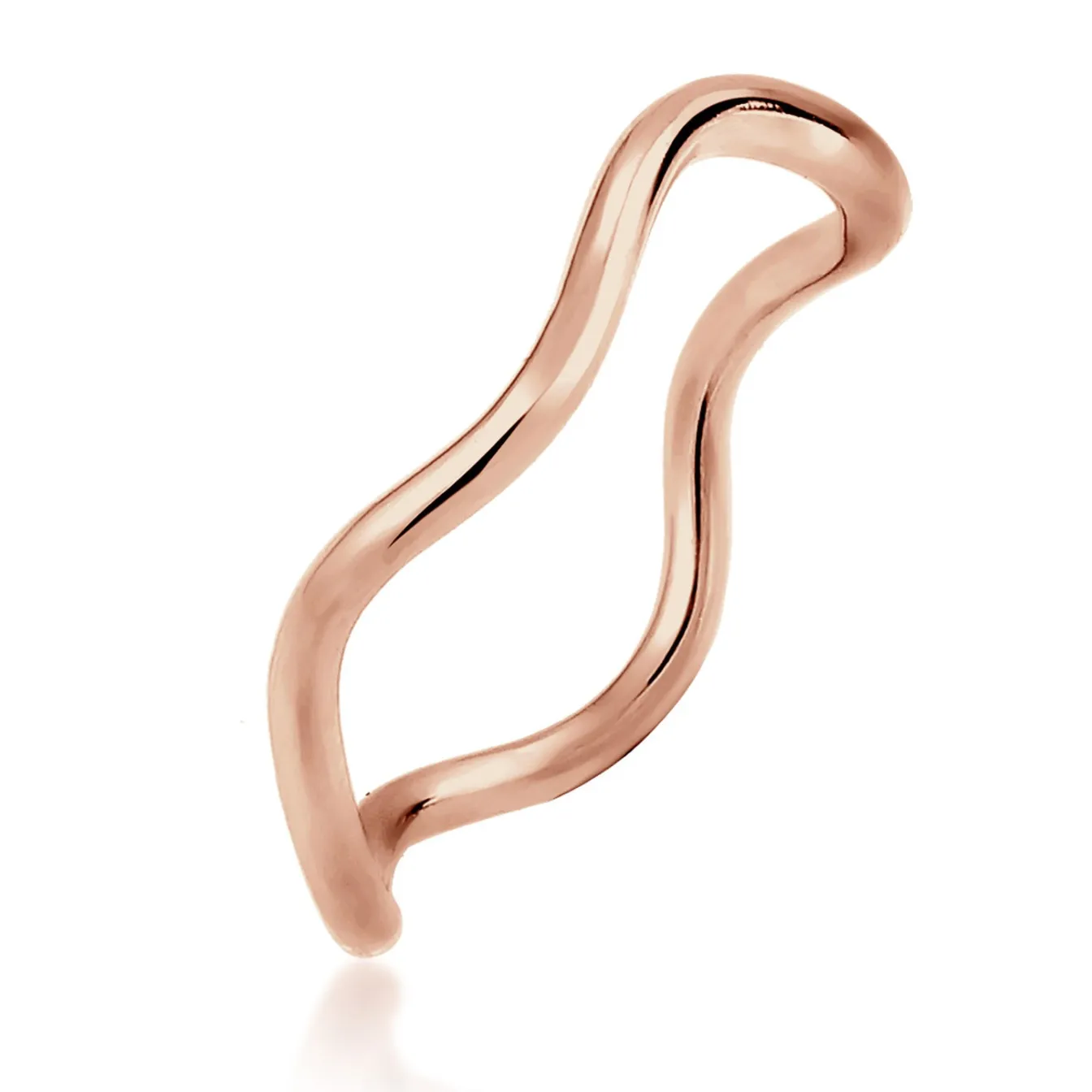Elli "Ring Welle< Silber|Roségold