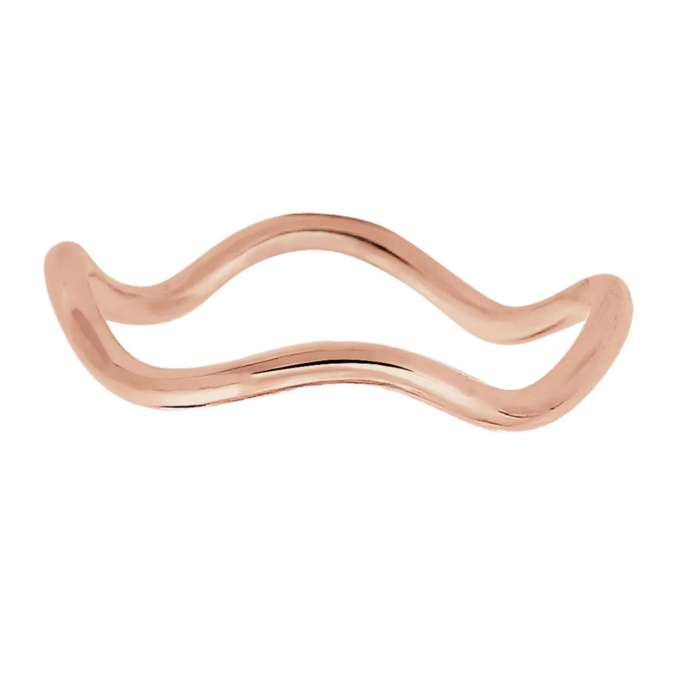 Elli "Ring Welle< Silber|Roségold